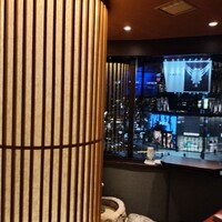銀座 蟹みつ - 個室から戸を開けた時の景色
