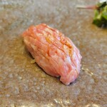 鮨 久いち - ◆大トロ(にきり正油)