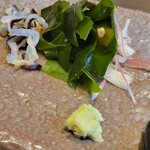 鮨 久いち - ◆お任せコース ◆先付け◇わかめの お造り