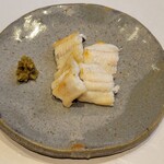 鮨 久いち - ◆うなぎの白焼き (ゆず胡椒・鷹の爪正油)