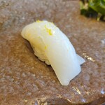 鮨 久いち - ◆スミイカ (柚子・塩)