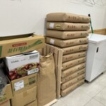 ラーメンみなみ - 自家製麺小麦粉積まれてる