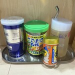 ラーメンみなみ - 卓上セット