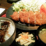 駿河 - 2013.11.11  ランチ豚丼とんかつ定食☆　１５００円