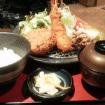 駿河 - 2013.11.11　ミックスフライ定食☆　１４００円