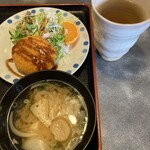 Yamato - 本日の揚げ物　具沢山のお味噌汁