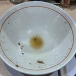 ラーメンみなみ - スープまで完食です