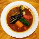 スープカレー カムイ - 野菜カレーアップ