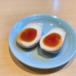 かくだや - トッピング　煮たまご　110円　別皿