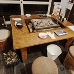 鹿酔庵 - テーブル席