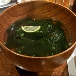 鹿酔庵 - お吸い物。これがまた旨いッ!!