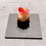 TSUSHIMI - 小麦使わないチョコーレート+小淵沢の白い苺