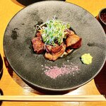 鉄板焼 天 本丸 - 特選サーロインステーキ