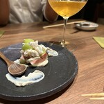 山本兵太郎商店 - いちじくとマスカットの白和え