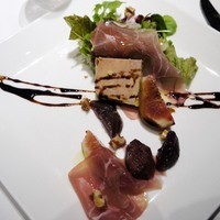 代官山ASO チェレステ 二子玉川店 - フォアグラのテリーヌ　生ハムとイチジクを添えて