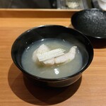 日本料理 晴山 - 甘鯛としじみのお椀