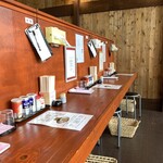 ニボシの恵 - カウンター席