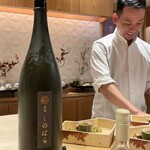 銀座 しのはら - きた川より戻られた島袋さん