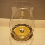 銀座 しのはら - 最中に満寿泉の古酒を合わせて