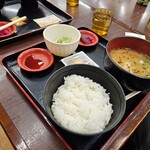 駒ヶ岳サービスエリア（上り） フードコート - 朝食豚汁定食