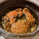 銀座 しのはら - 上海蟹の炊き込みご飯