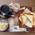 カフェ 悠 - ホットサンド　セット