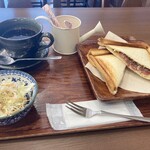 カフェ 悠 - ホットサンドセット