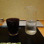 玉笑 - お水と水差し　　　　　　　2013年10月