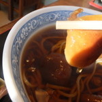 そば屋 けん豆 - 原木なめこそば　１０００円の原木なめこ　【　２０１３年１１月　】