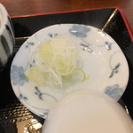 そば屋 けん豆 - 原木なめこそば　１０００円の長ネギ　【　２０１３年１１月　】