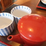 そば屋 けん豆 - 蕎麦湯　超濃厚　【　２０１３年１１月　】