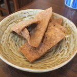 そば屋 けん豆 - サービスの揚げ蕎麦　【　２０１３年１１月　】　