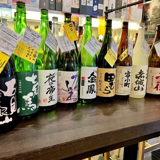 Compare and sell over 150 types of Japanese sake