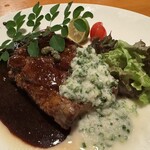 くねんぼ食堂 - 豚ステーキ