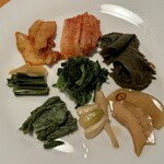 くねんぼ食堂 - 自家製漬物盛り合わせ