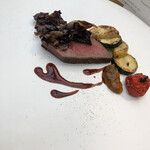 ラ・テラス - 子供のお肉　牛。　これで、6000円はありだな