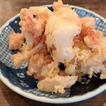 カマ喜ri - 玉ねぎとイカと紅生姜のかき揚げ