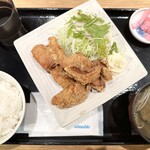 串焼 黒松屋 - 唐揚げ定食