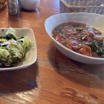 Tom Sawyer - ひき肉と野菜のカレー　セットで¥1280