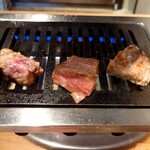 焼肉ホルモンせいじ - 和牛上カルビ、ジュゥ～♪