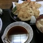 ほたて - 天ぷら定食 880円