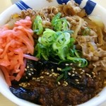 Matsuya - 肉味噌茄子コンボ牛めし