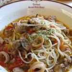 バウム - 料理写真:本日の米粉パスタ