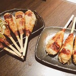 Sumibi Izakaya En - 「生つくね（天然しお・たれ）」110円×2
                        「柚子こしょうつくね」143円