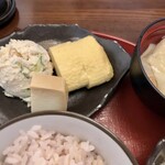 竹中豆腐工房 - おからサラダ・豆乳出汁巻き卵・チーズ豆腐の奈良漬