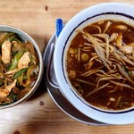 岩正 - 味噌中華＋鳥丼