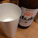 喜多見家 - まずは〜キンキンの瓶ビール