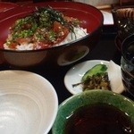 Shikisai Gembee - 〆に食べた丼物です。名前忘れちゃいました。でも、味は絶品です！