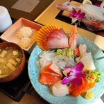 波平 - 【海鮮丼定食 ¥3,500】