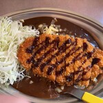 カレーのチャンピオン - Lカツカレーにチーズトッピング